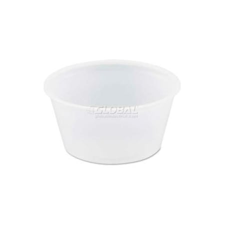 Solo Dart SCCB200N, Souffle/Portion Cups, Plastic, 2 oz., 2500/Carton SCC B200N